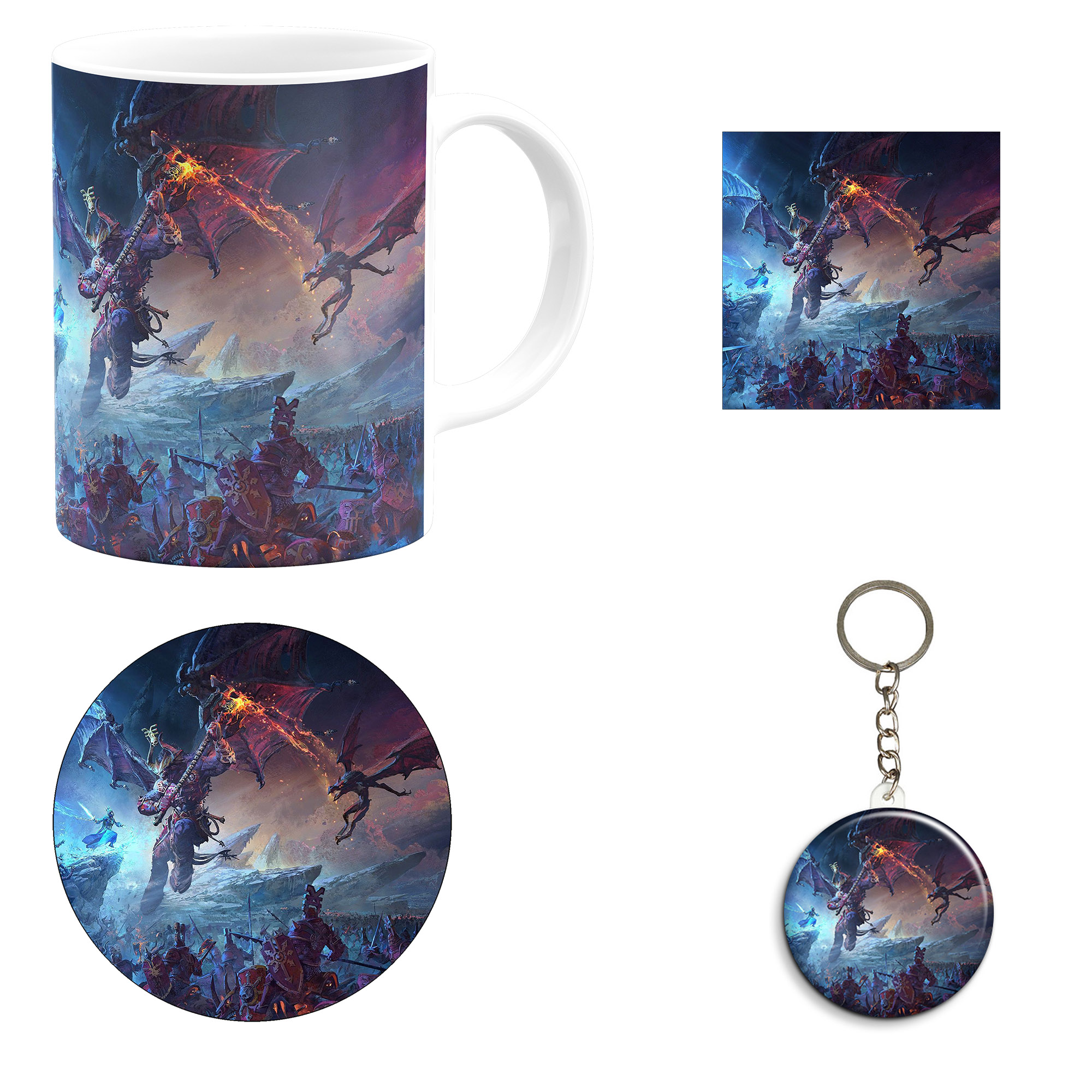 ست هدیه ماگ مدل بازی توتال وار طرح Total-War کد M10