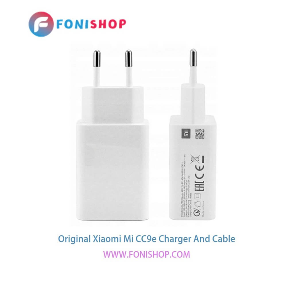 کابل و شارژر فست شارژ اصلی شیائومی Xiaomi Mi CC9e
