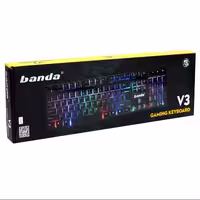 کیبورد گیمینگ سیم دار باندا مدل V3 ا Banda V3 Wired Gaming Keyboard