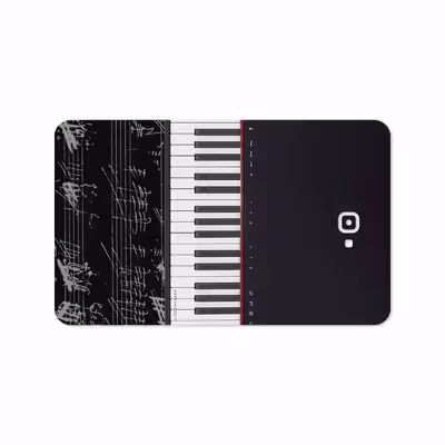 برچسب پوششی ماهوت مدل Piano-Instrument مناسب برای تبلت سامسونگ Galaxy Tab A 10.1 2016 T585