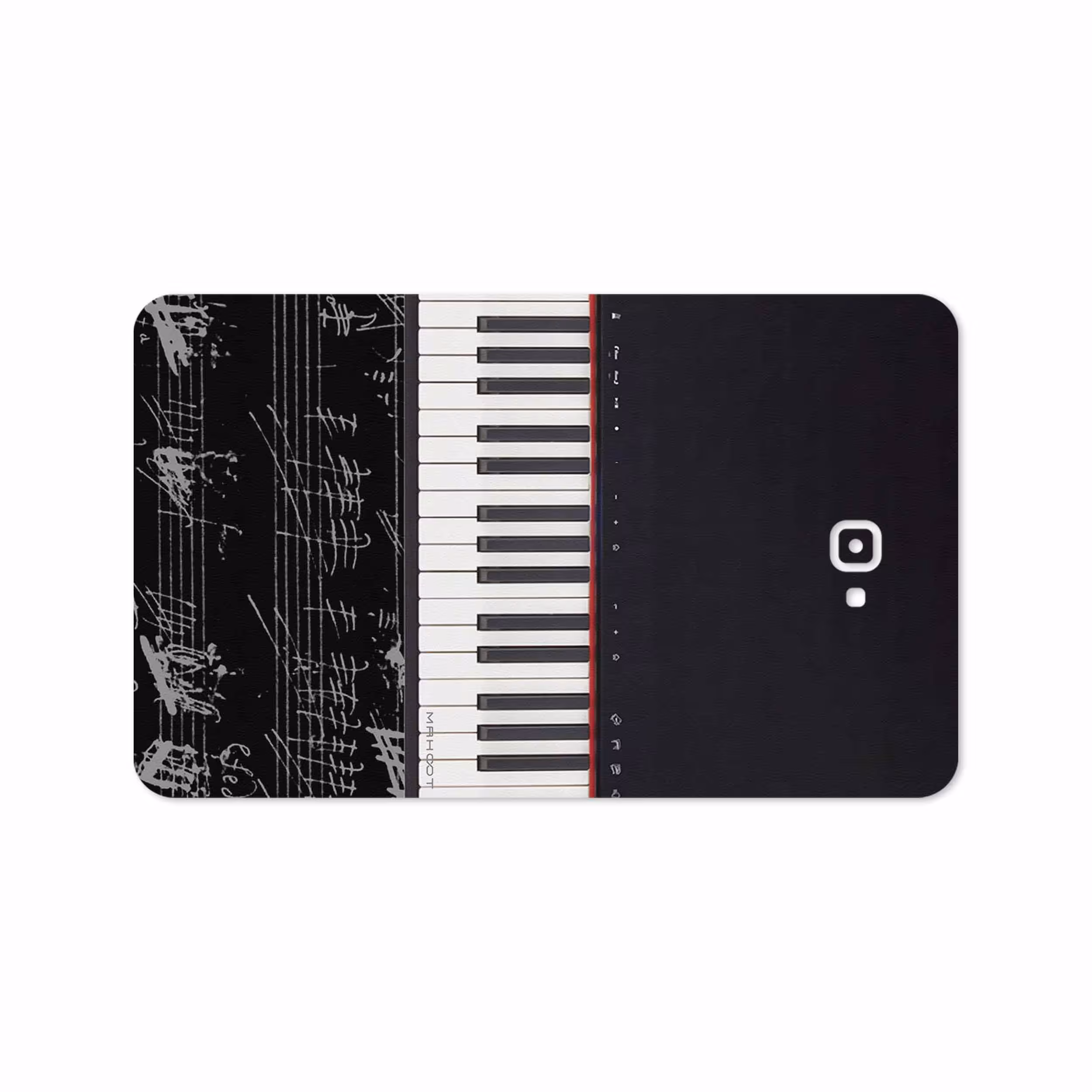برچسب پوششی ماهوت مدل Piano-Instrument مناسب برای تبلت سامسونگ Galaxy Tab A 10.1 2016 T585