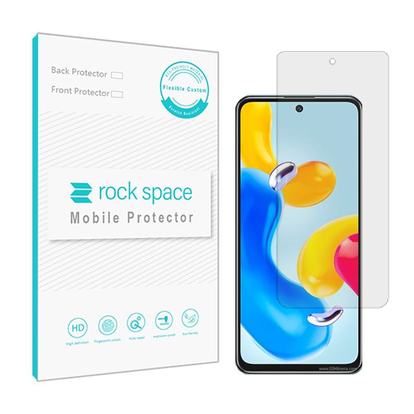گلس شیائومی Redmi Note 11S 5G مدل نانو هیدروژل شفاف برند راک اسپیس کد S