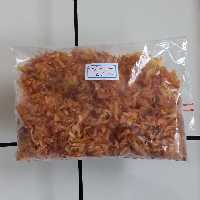 پیاز سرخ شده با بهترین نوع پیاز وزن صد وده گرم هشتاد هزار تومان قیمتشه کاملا طلایی و چیپسی سرخ شده 