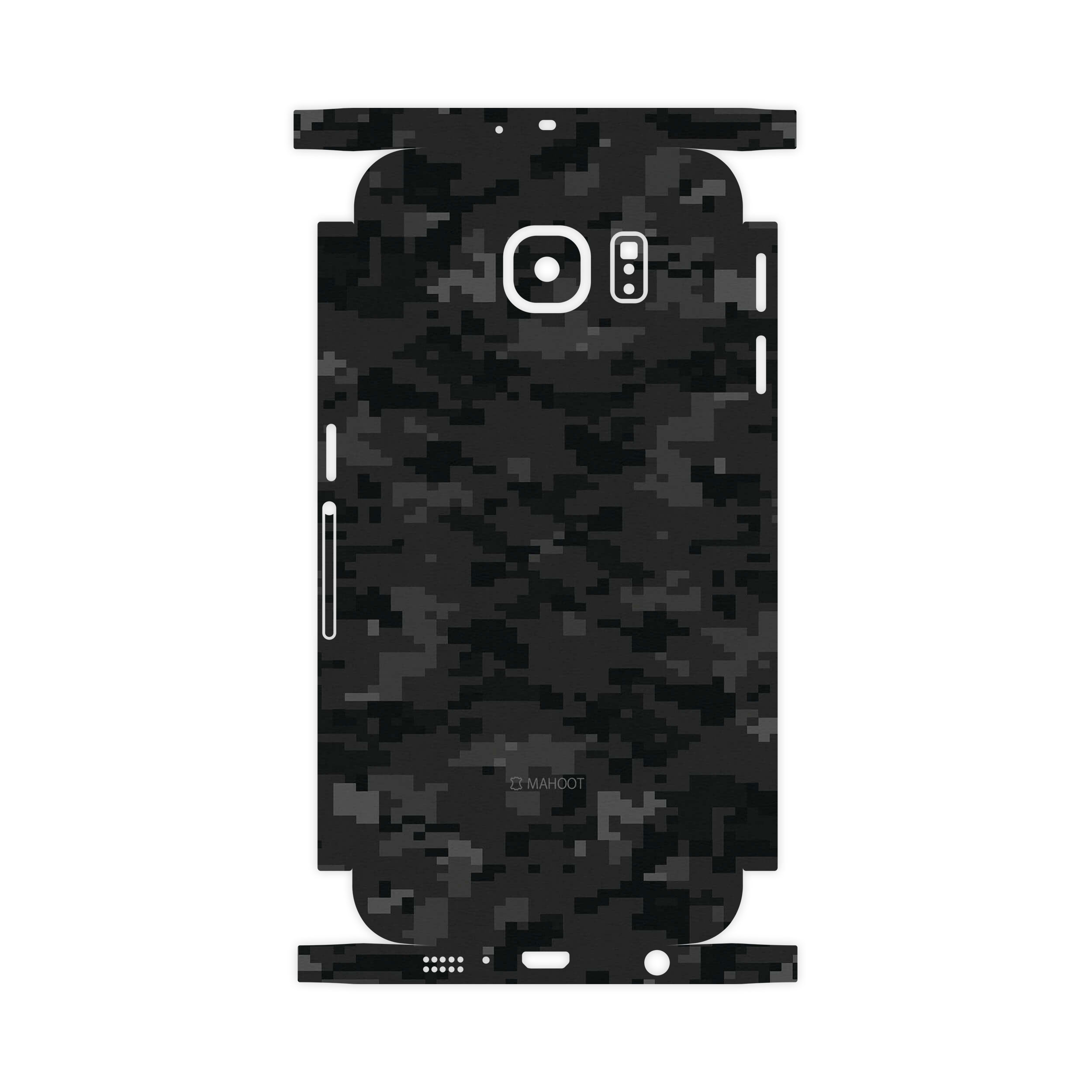 برچسب پوششی ماهوت مدل Night-Army-Pixel-FullSkin مناسب برای گوشی موبایل سامسونگ Galaxy S6