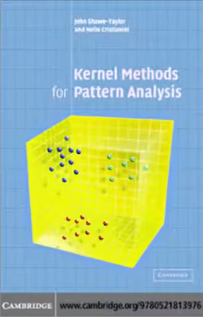 خرید و دانلود نسخه کامل کتاب Kernel Methods for Pattern Analysis