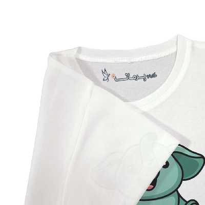 تی شرت بچگانه پرمانه طرح حیوانات بامزه کد pmt.5969