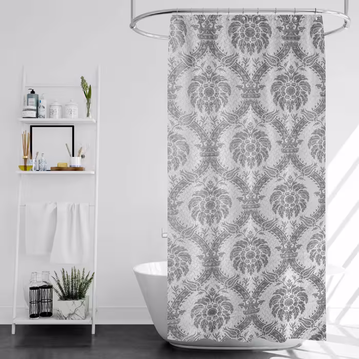 پرده حمام پیسو مدل BZ 38 سایز 180x200 سانتی متر