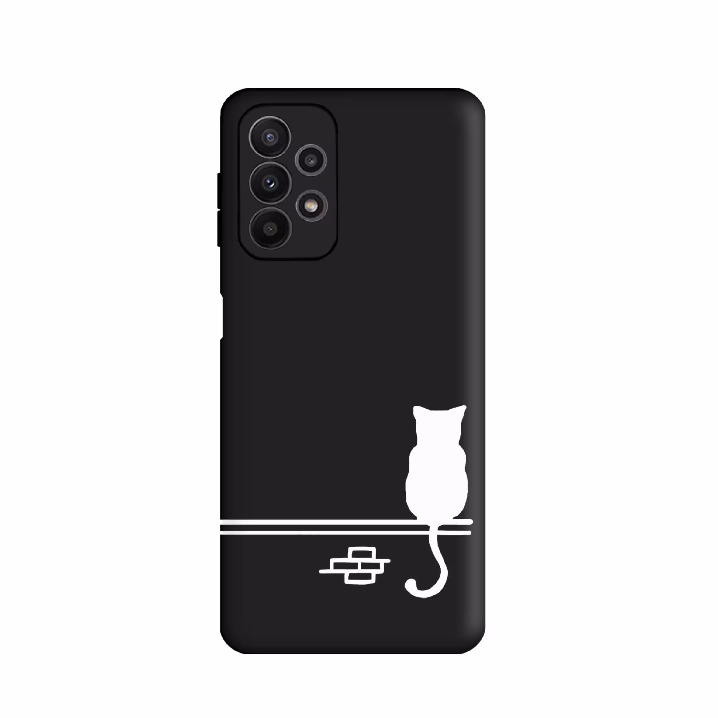 کاور طرح گربه فانتزی دخترانه کد u5777 مناسب برای گوشی موبایل سامسونگ galaxy A23  