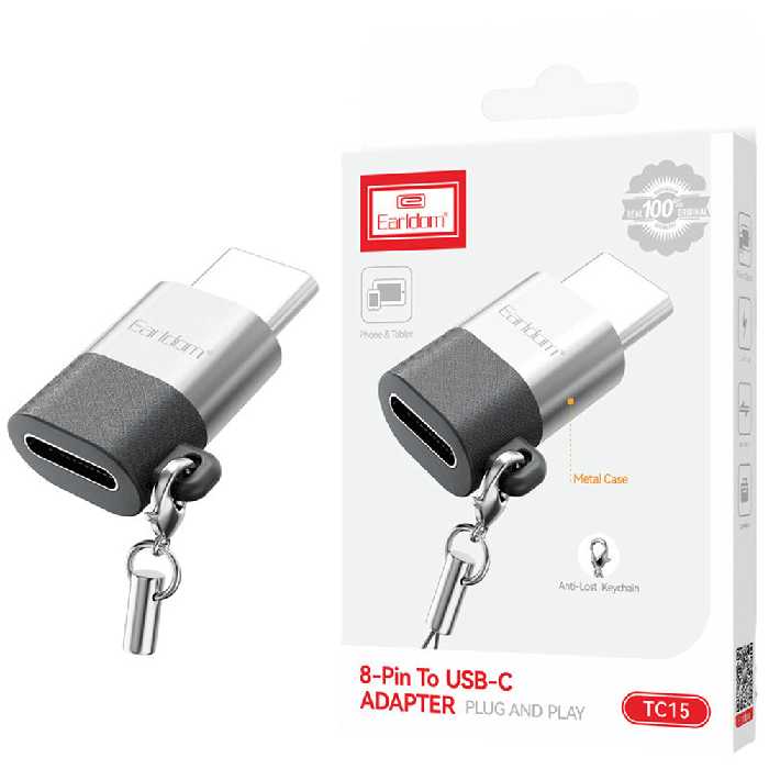 مبدل او تی جی لایتنینگ به Type-C ارلدام ET-TC15