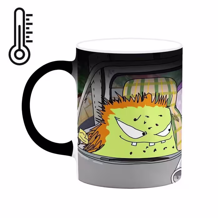 ماگ حرارتی کاکتی طرح کارتون Squidbillies مدل mgh23229