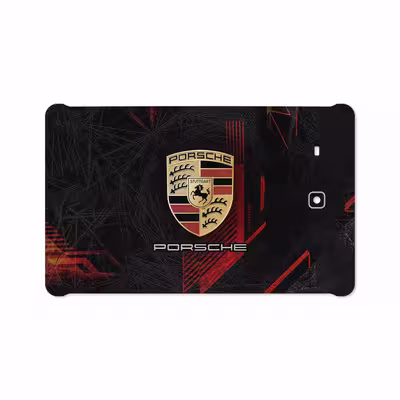 برچسب پوششی ماهوت مدل Porsche-Logo مناسب برای تبلت سامسونگ Galaxy Tab E 9.6 2015 T561