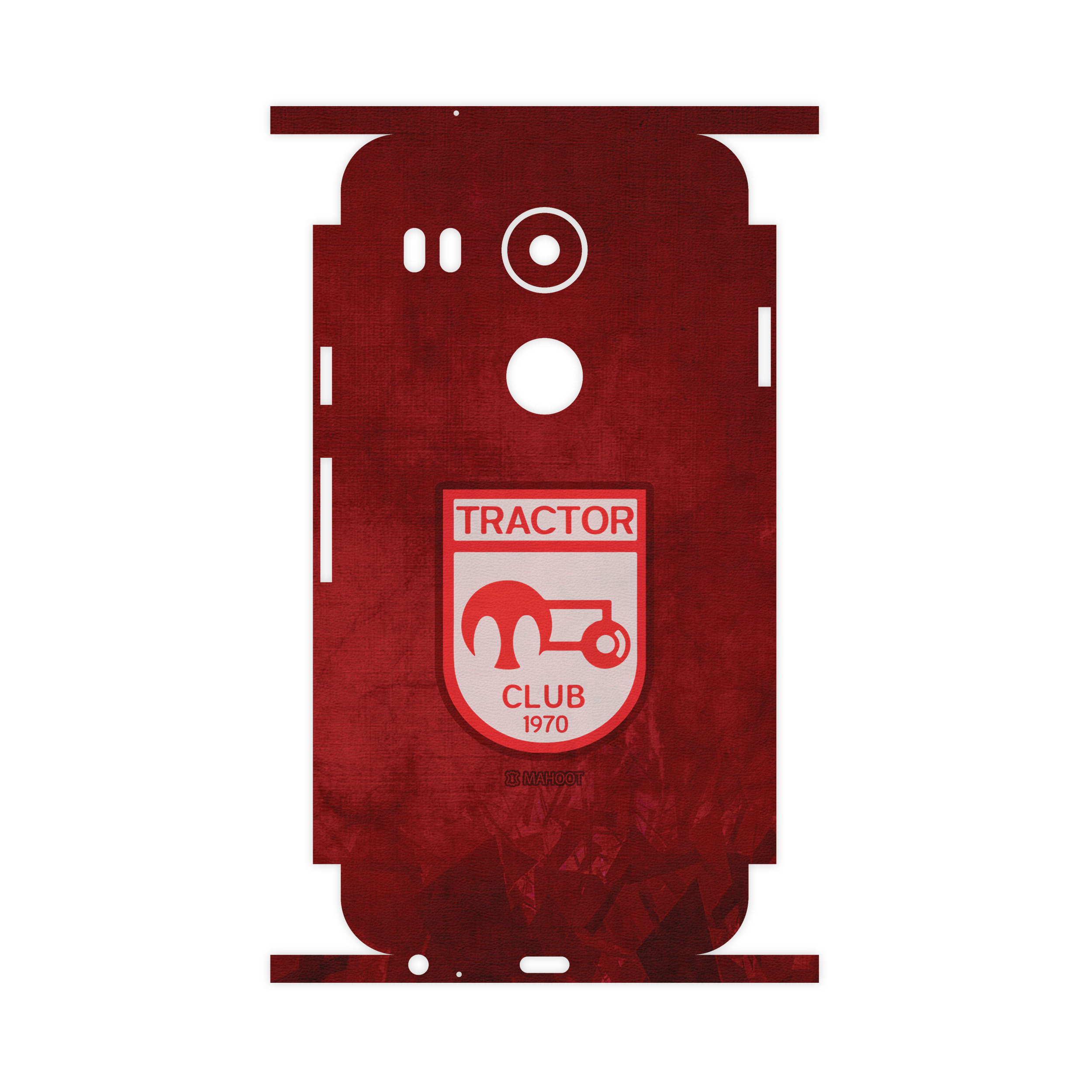 برچسب پوششی ماهوت مدل Tractor-FC-FullSkinمناسب برای گوشی موبایل گوگل Nexus 5X