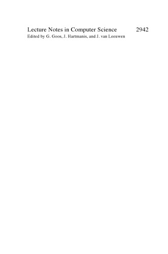 خرید و دانلود نسخه کامل کتاب Foundations of Information and Knowledge Systems: Third International Symposium, FoIKS 2004 Wilheminenburg Castle, Austria, February 17-20, 2004 Proceedings