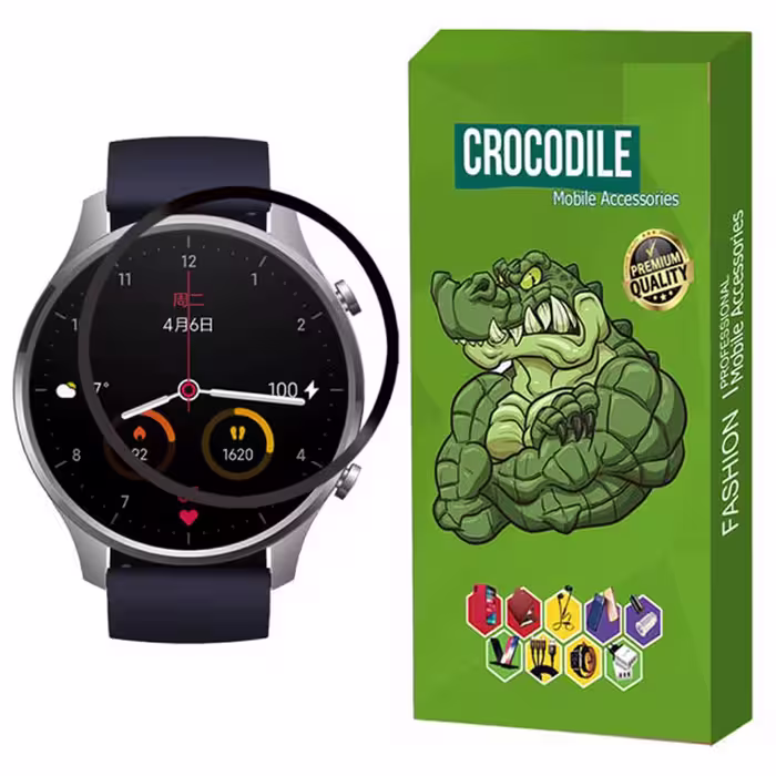 محافظ صفحه نمایش کروکودیل مدل C-PWM مناسب برای ساعت هوشمند شیائومی Mi Watch Color