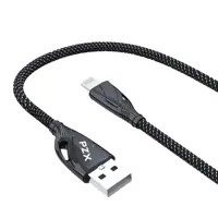 کابل تبدیل USB به لایتنینگ پی زد ایکس مدل V181 طول 1 متر