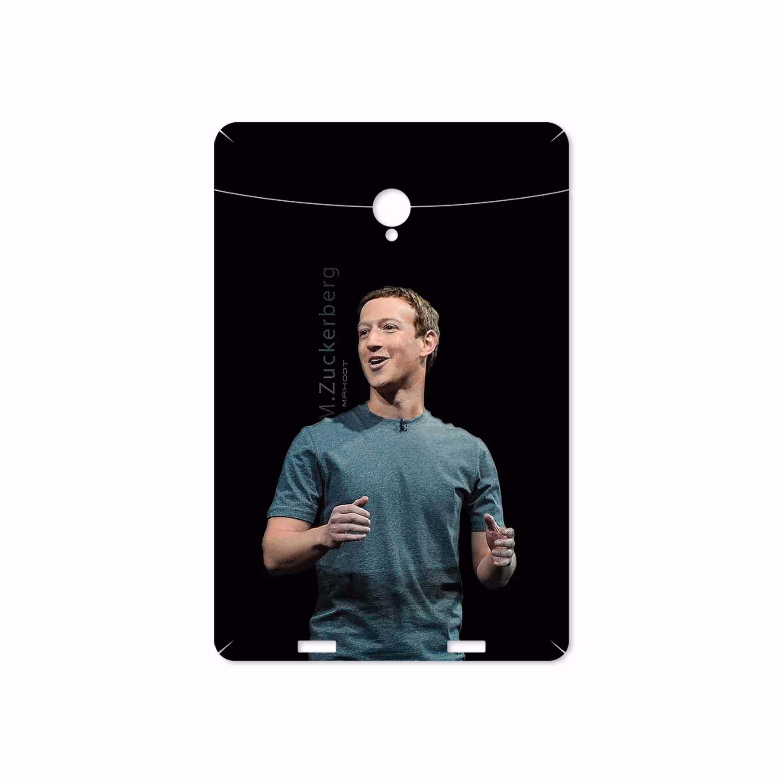 برچسب پوششی ماهوت مدل Mark Zuckerberg مناسب برای تبلت وریکو Unipad