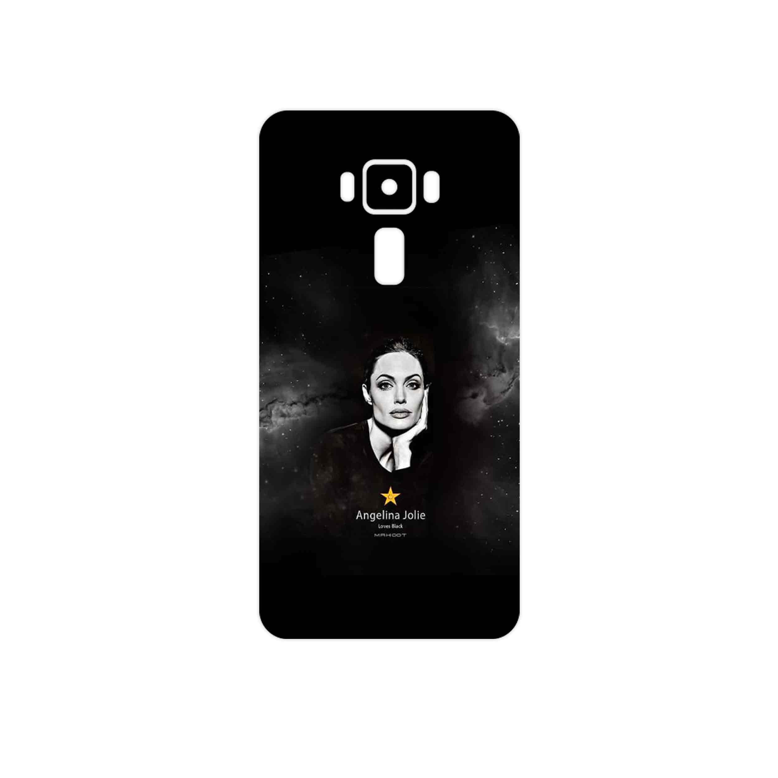 برچسب پوششی ماهوت مدل Angelina Jolie مناسب برای گوشی موبایل ایسوس Zenfone 3 Laser ZC551KL