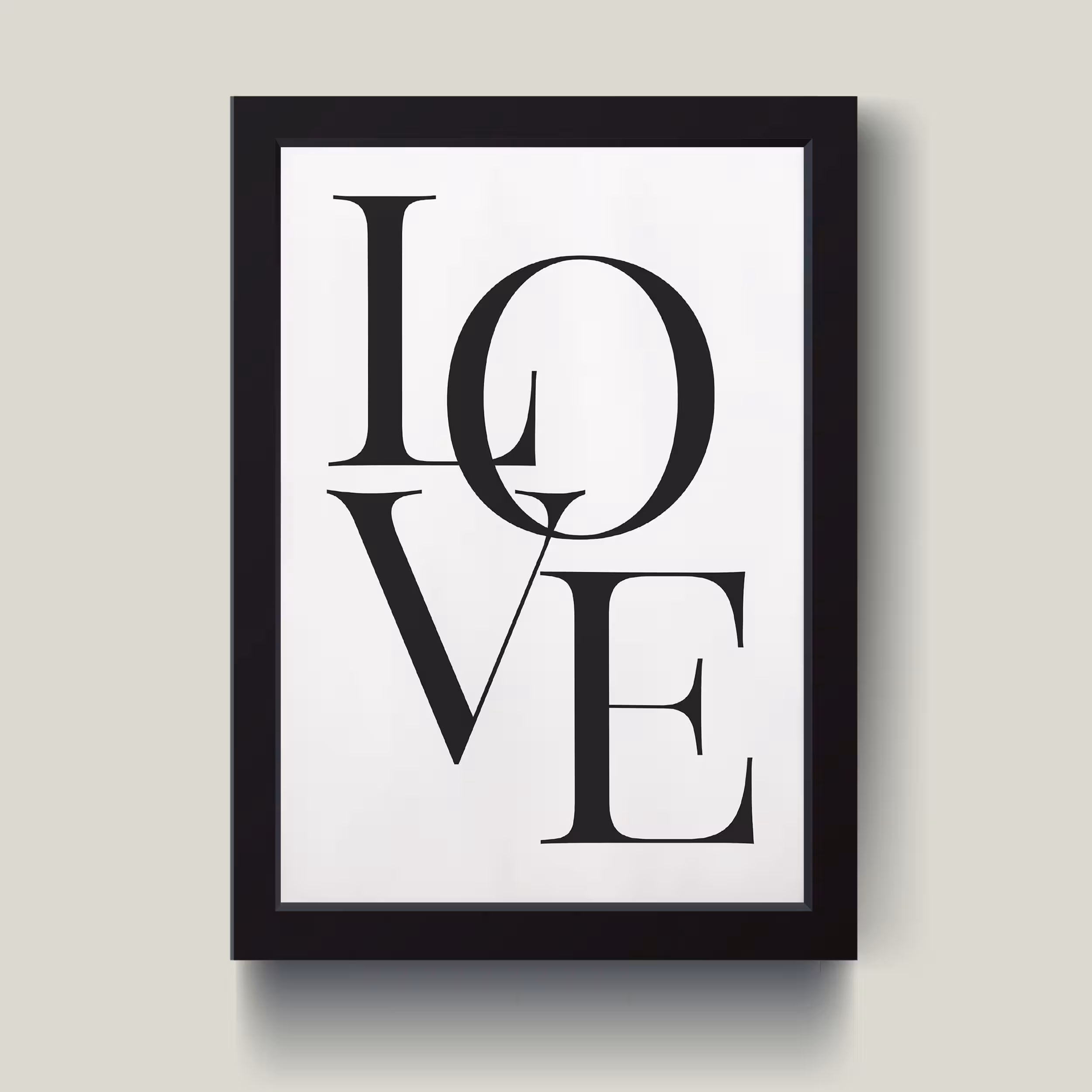 تابلو مدل LOVE کد S2525-b