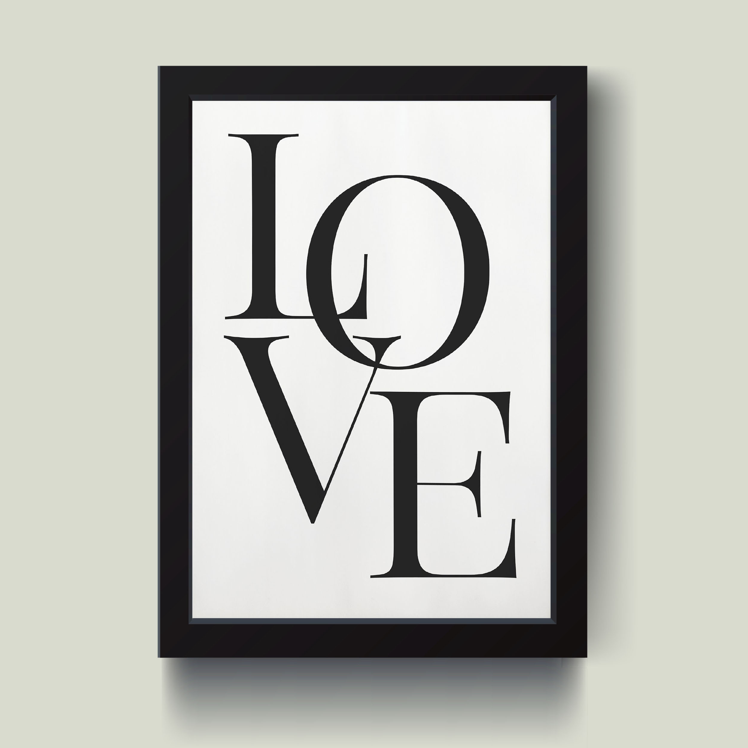 تابلو مدل LOVE کد S2525-b