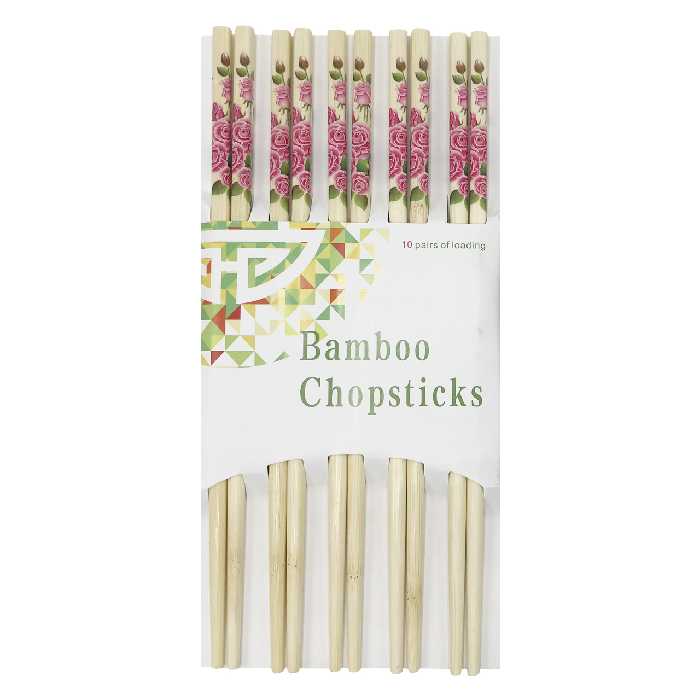 چوب غذا خوری مدل چاپستیک کد R بسته 10 عددی