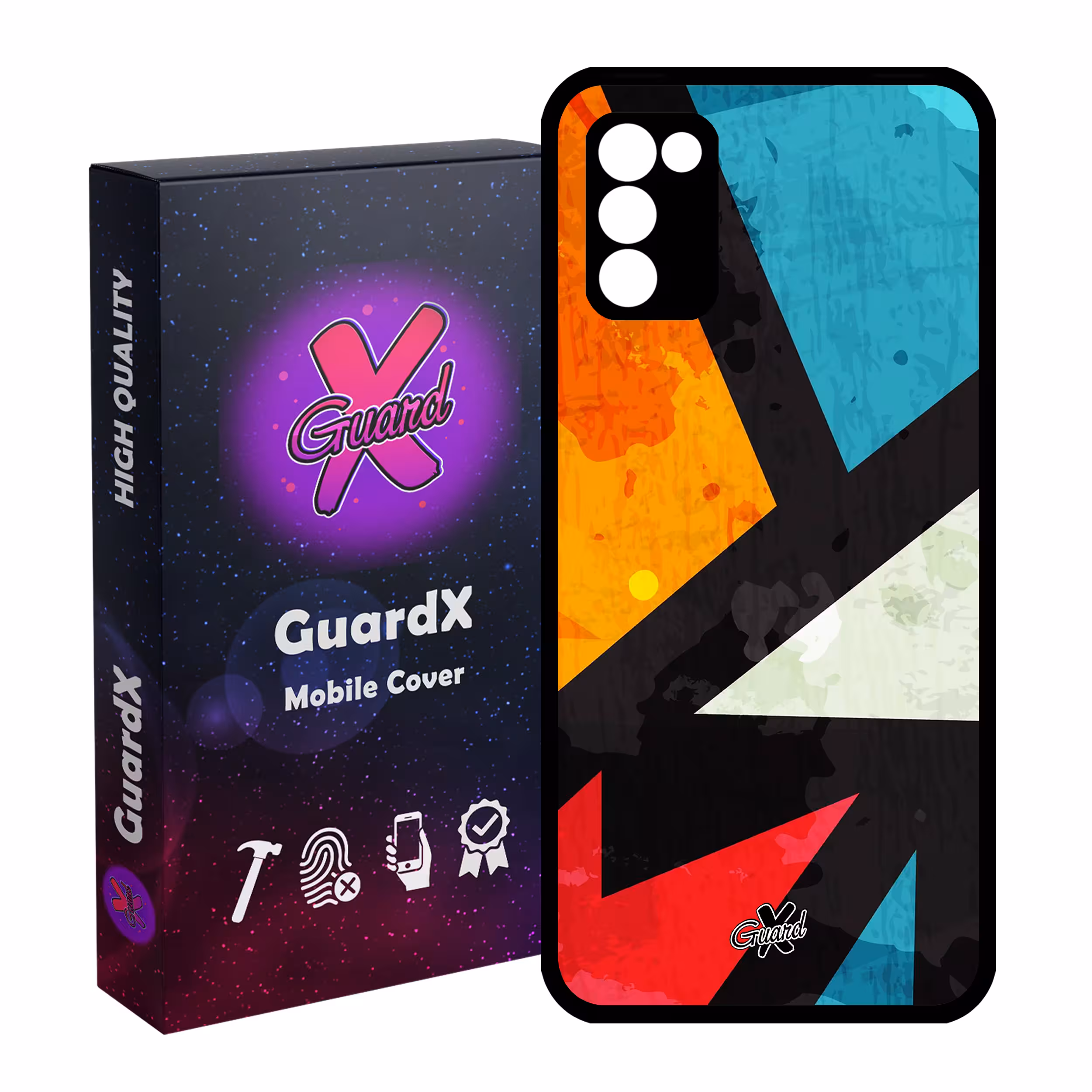 کاور گارد ایکس طرح Colors مدل Glass10176 مناسب برای گوشی موبایل سامسونگ Galaxy A02s / M02s