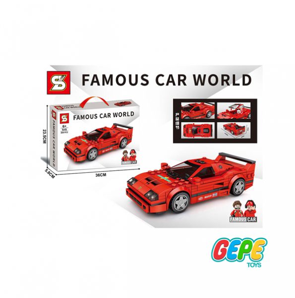 لگو مدل ماشین فراری مسابقه ای