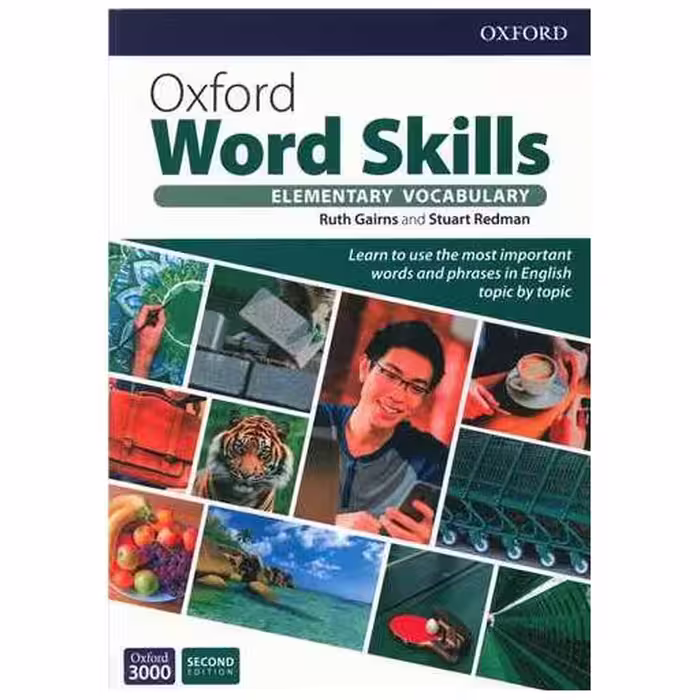 کتاب oxford word skills  elementary vocabulary (ویراست دوم)(رحلی)(جنگل) اثر روس گرینس ، اسرات ردمن