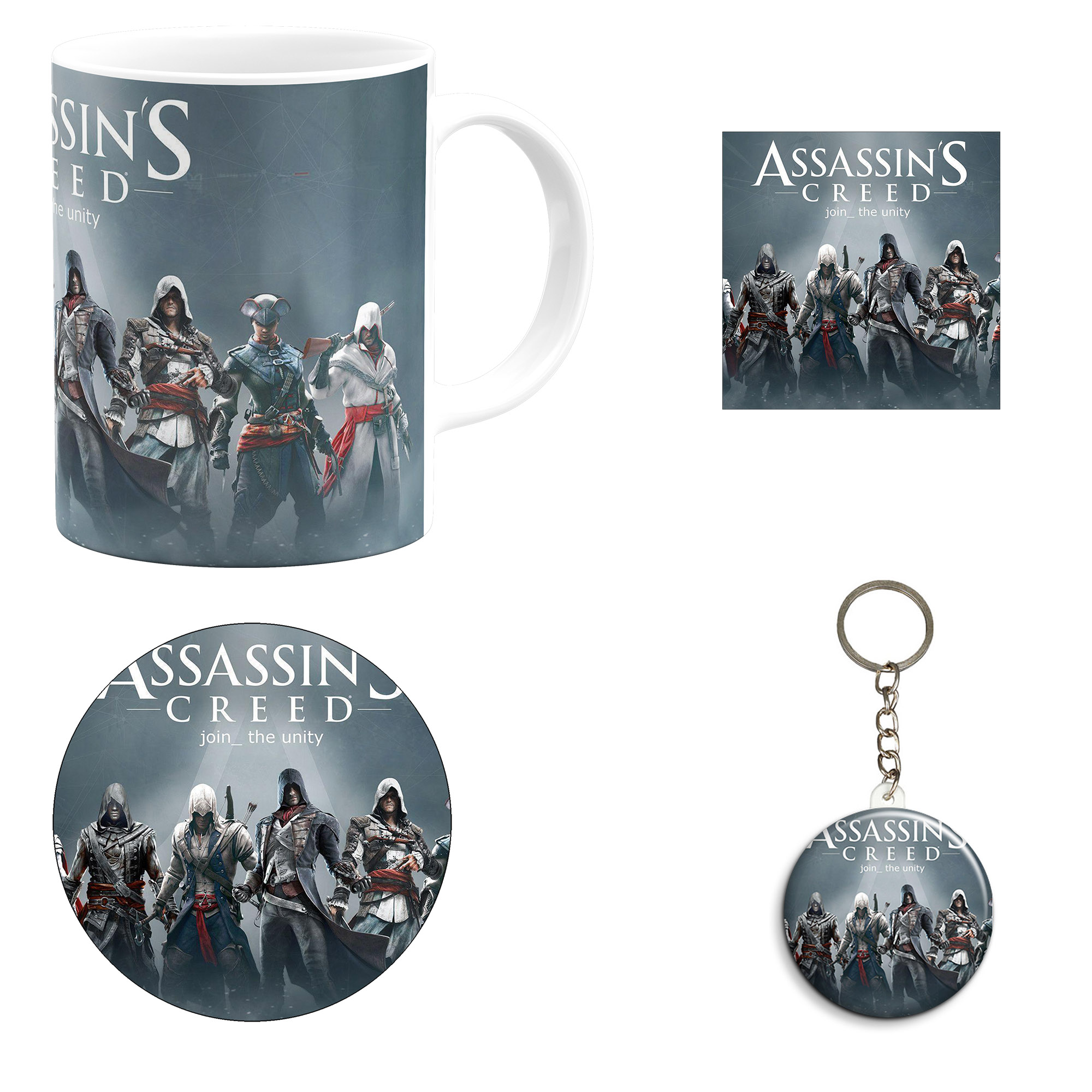 ست هدیه ماگ مدل اساسین کرید طرح assassin`s creed کد M1