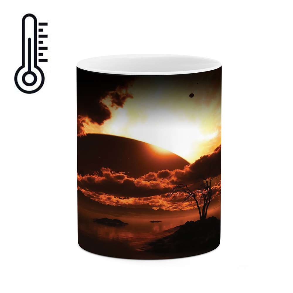 ماگ حرارتی طرح غروب مدل mgh01185