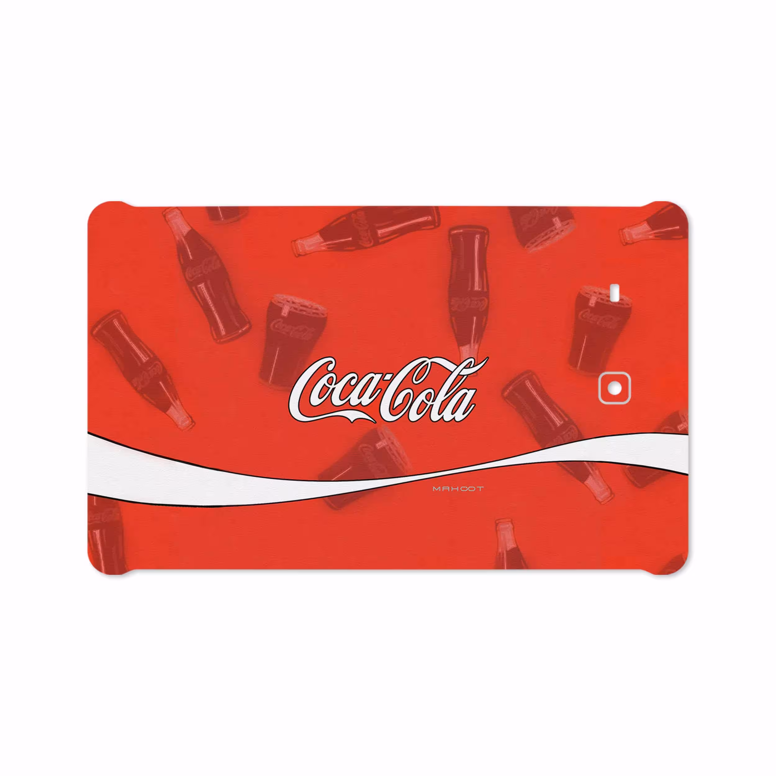برچسب پوششی ماهوت مدل Coca-Cola-Logo مناسب برای تبلت سامسونگ Galaxy Tab E 9.6 2015 T561