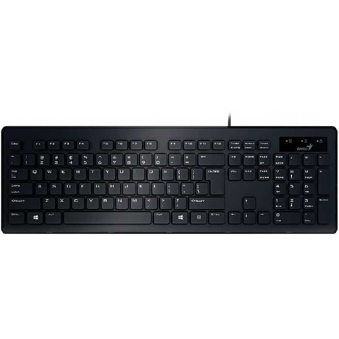 صفحه کلید باسیم جنیوس مدل اسلیم استار 130