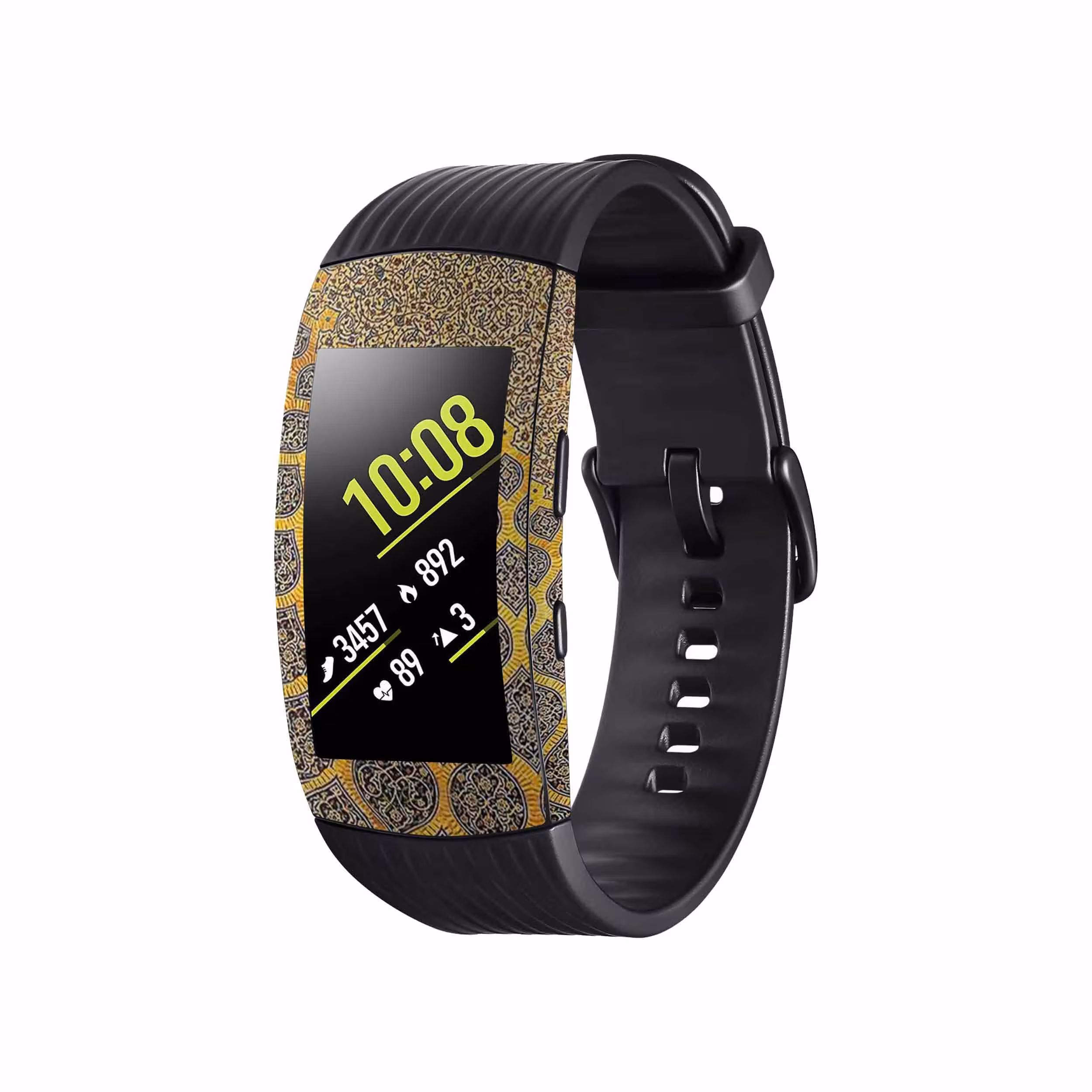 برچسب ماهوت طرح Iran-Tile2 مناسب برای ساعت هوشمند سامسونگ Galaxy Gear Fit 2 Pro