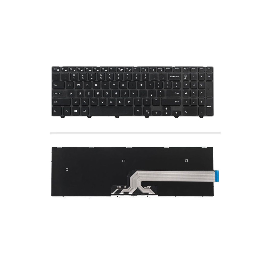 کیبورد لپتاپ دل 5576 (Inspiron 15 | با فریم)