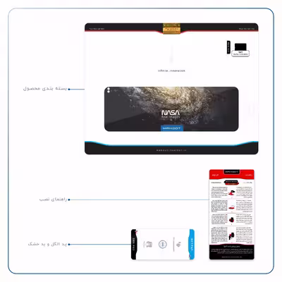 برچسب پوششی ماهوت مدل Universe-by-NASA-1 مناسب برای تبلت اپل iPad Pro 11 2018 A2013