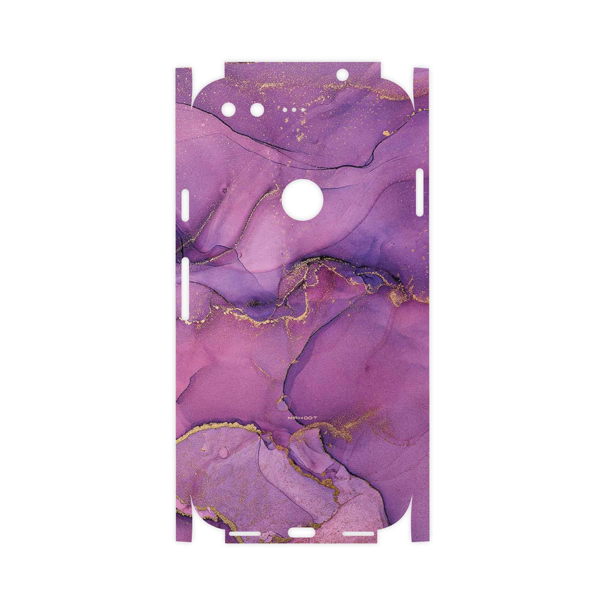 برچسب پوششی ماهوت مدل Purple Marble-FullSkin مناسب برای گوشی موبایل گوگل Pixel