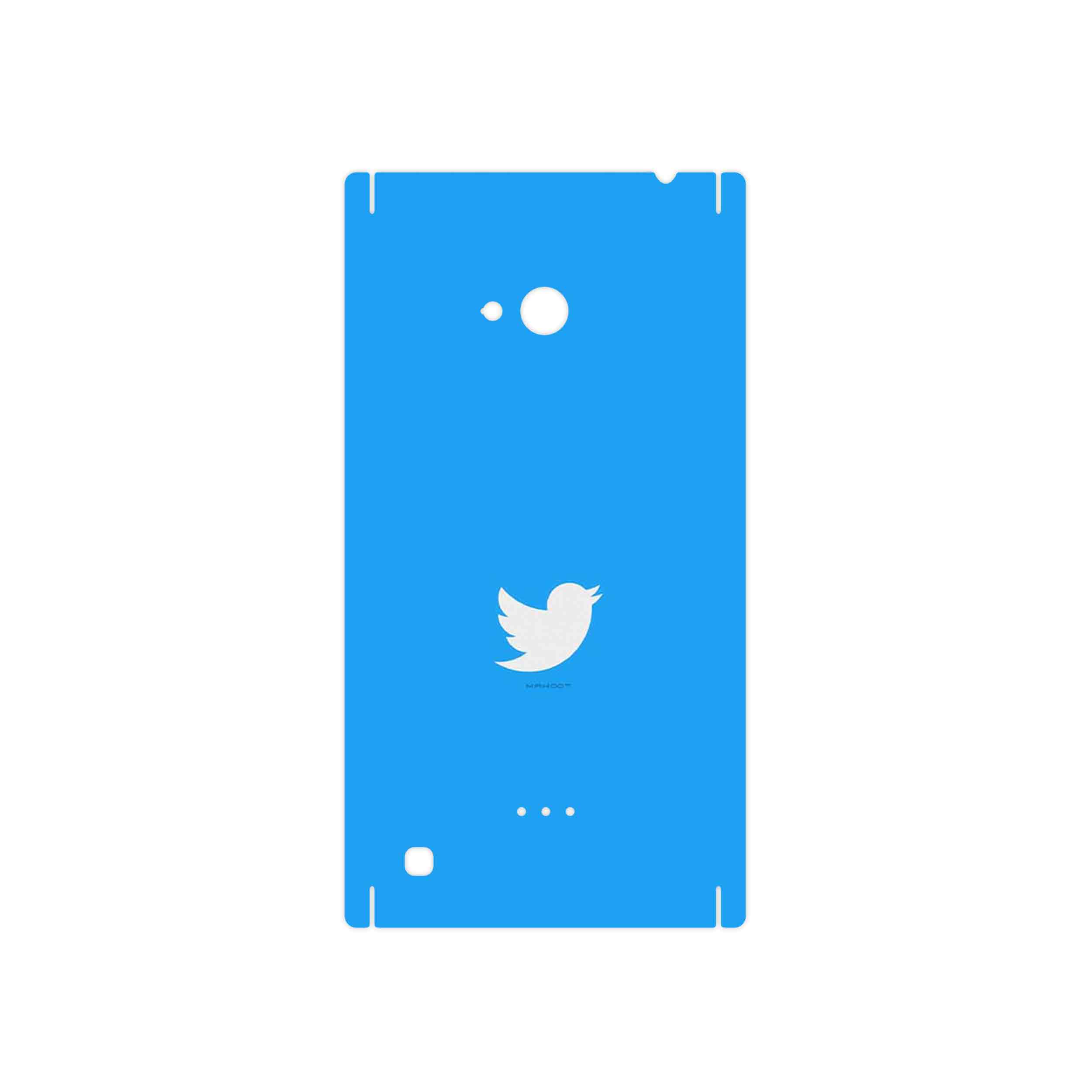 برچسب پوششی ماهوت مدل Tweeter مناسب برای گوشی موبایل نوکیا Lumia 720
