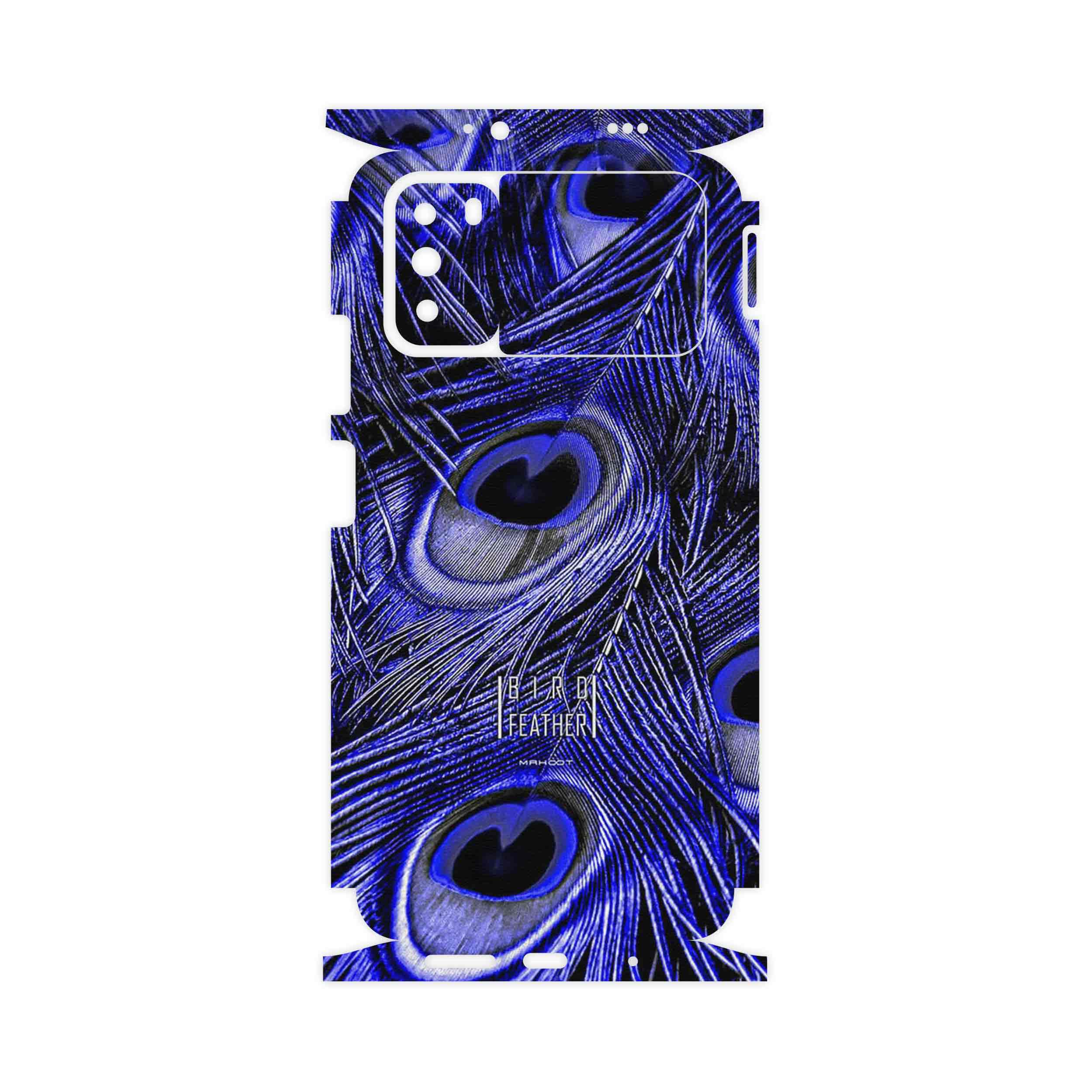 برچسب پوششی ماهوت مدل Purple Feather-FullSkin مناسب برای گوشی موبایل شیائومی Poco M3