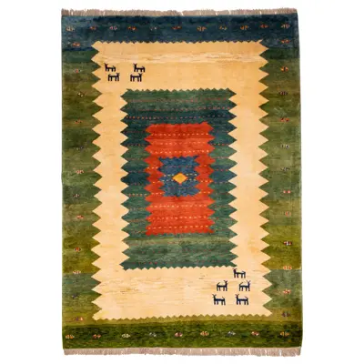 گبه دستباف پنج و نیم متری سی پرشیا کد 171758