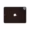 برچسب پوششی ماهوت مدل Dark-Gold-Stripes-Wood مناسب برای تبلت اپل iPad Pro 11 (GEN 2) 2020 A2230