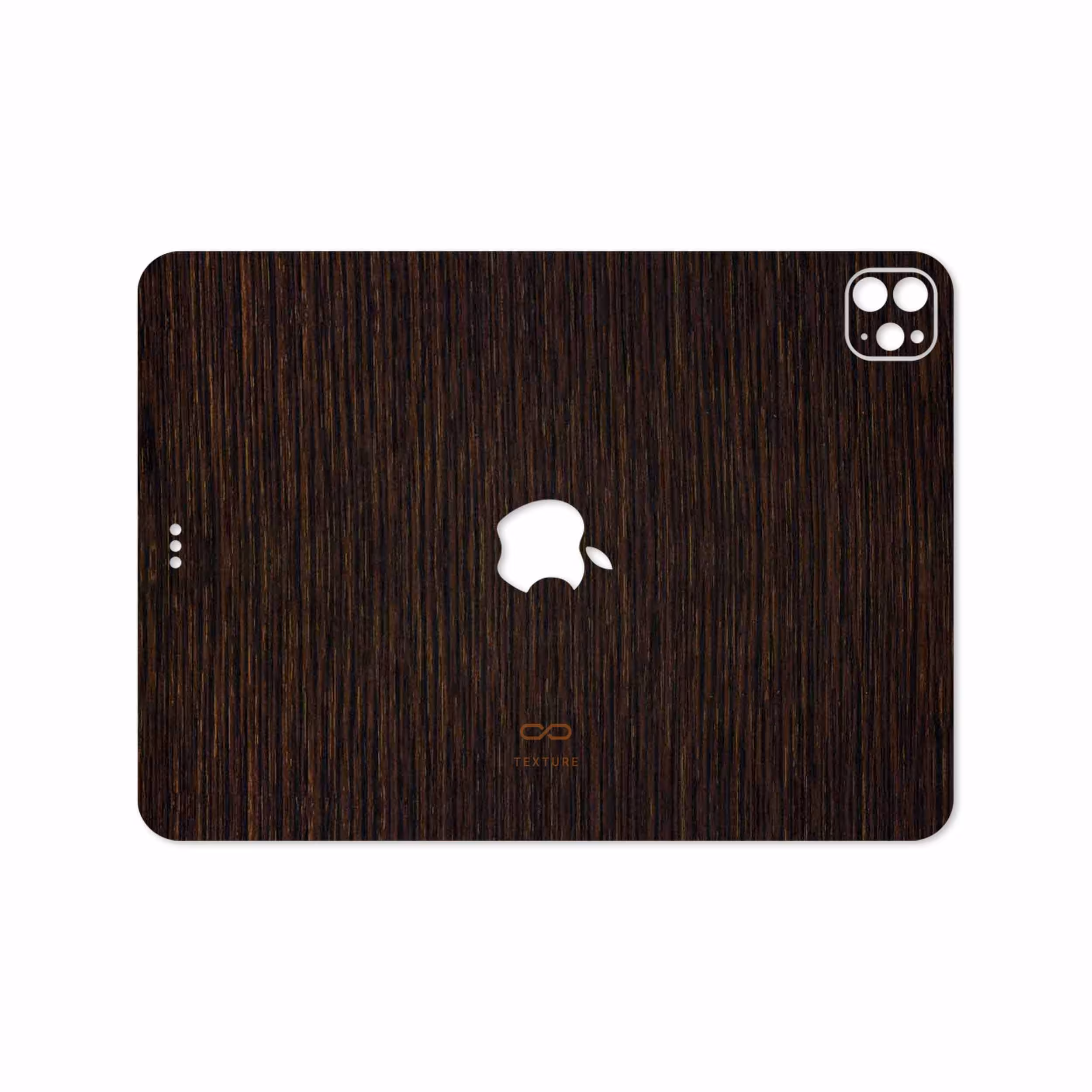 برچسب پوششی ماهوت مدل Dark-Gold-Stripes-Wood مناسب برای تبلت اپل iPad Pro 11 (GEN 2) 2020 A2230