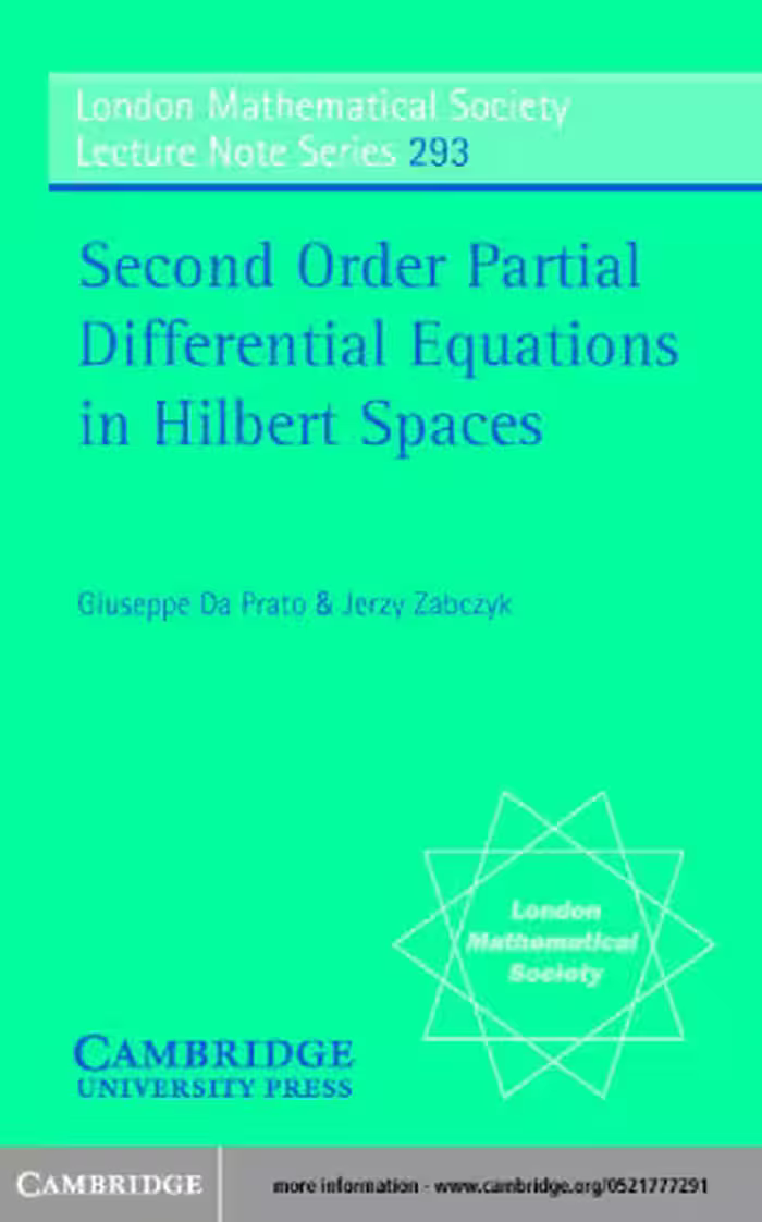 خرید و دانلود نسخه کامل کتاب Second order partial differential equations in Hilbert spaces
