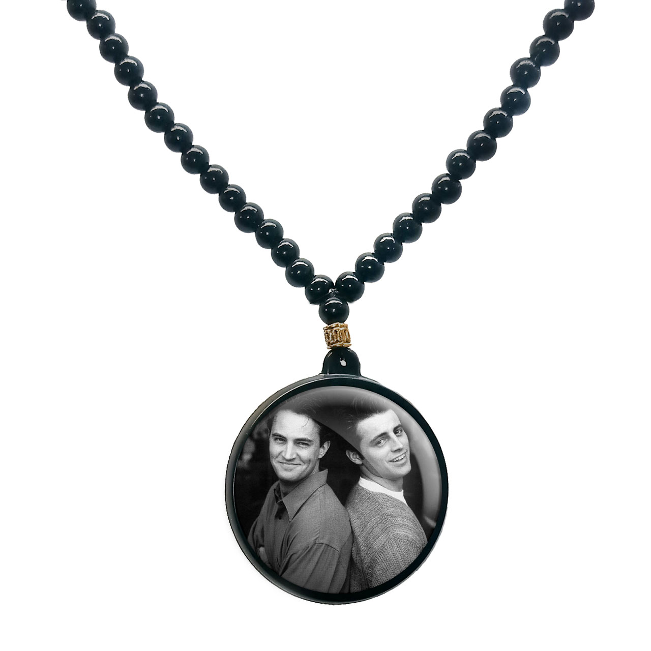 گردنبند پرمانه طرح فرندز کد pmd.18775 مدل دو طرفه