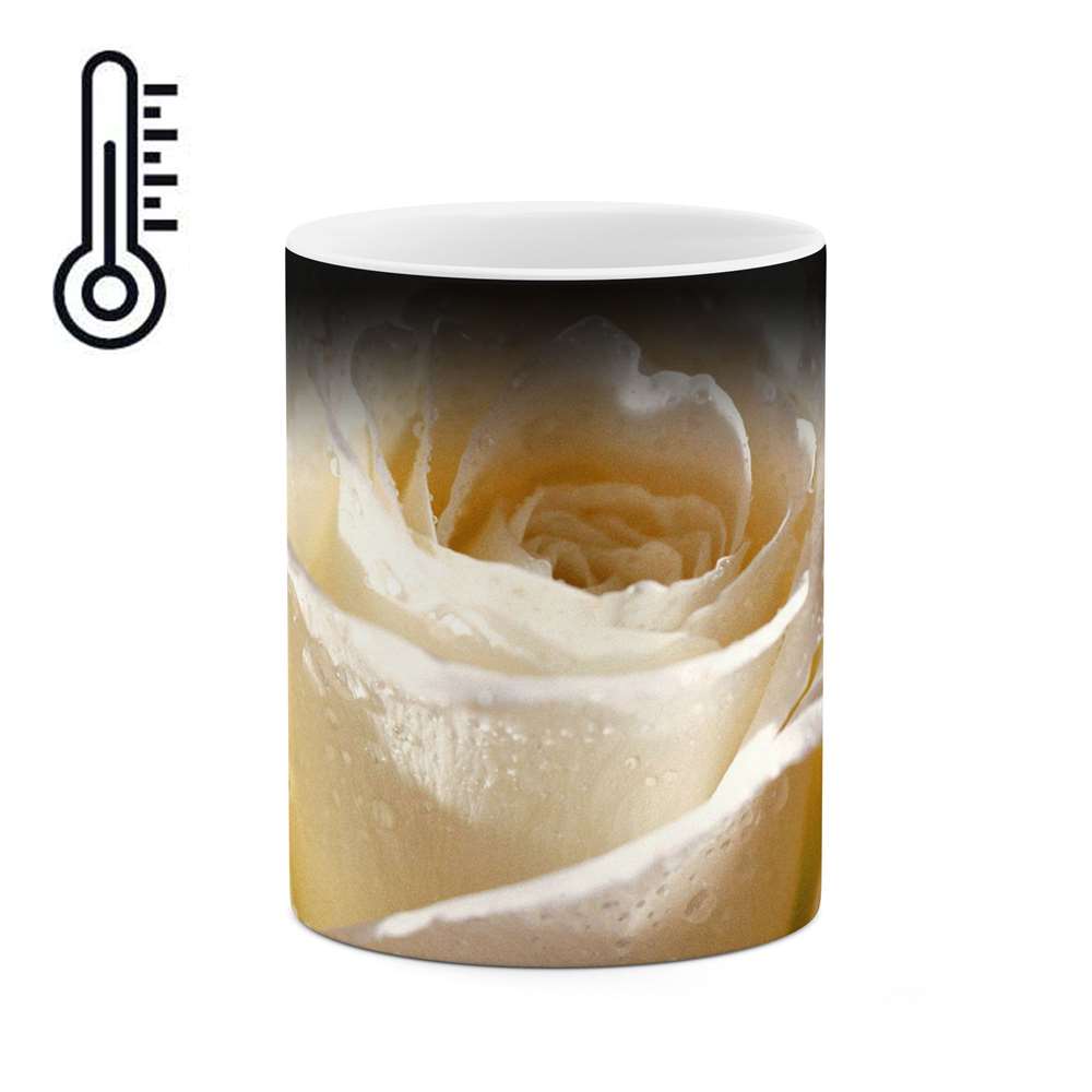 ماگ حرارتی طرح گل مدل mgh12095