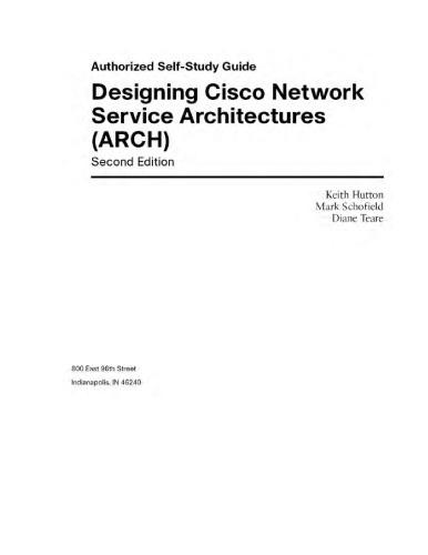 خرید و دانلود نسخه کامل کتاب Designing Cisco Network Service Architectures, 2nd edition