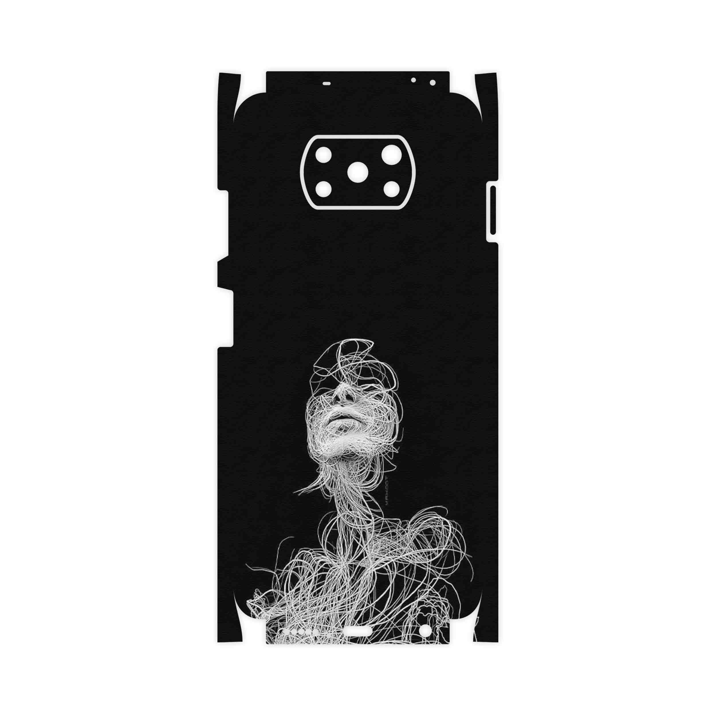 برچسب پوششی ماهوت مدل Strings Digital Art 2-FullSkin مناسب برای گوشی موبایل شیائومی Poco X3 Pro