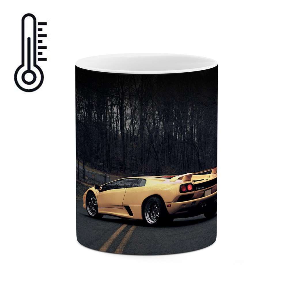 ماگ حرارتی طرح ماشین Lamborghini diablo مدل mgph15631