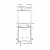 قفسه حمام شکیبا مدل H Corner Chrome 3