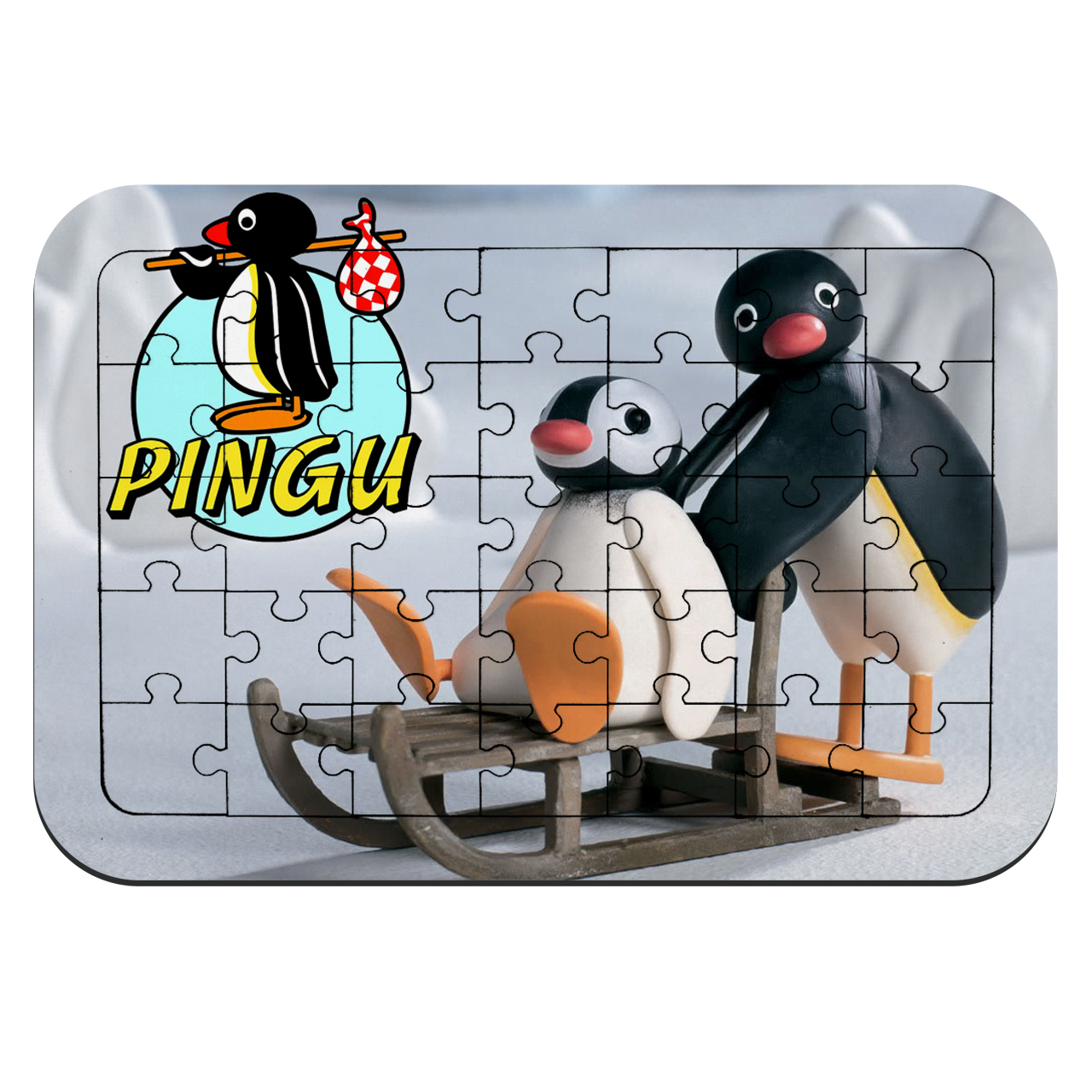 پازل 35 تکه طرح انیمیشن پینگو مدل NI1126