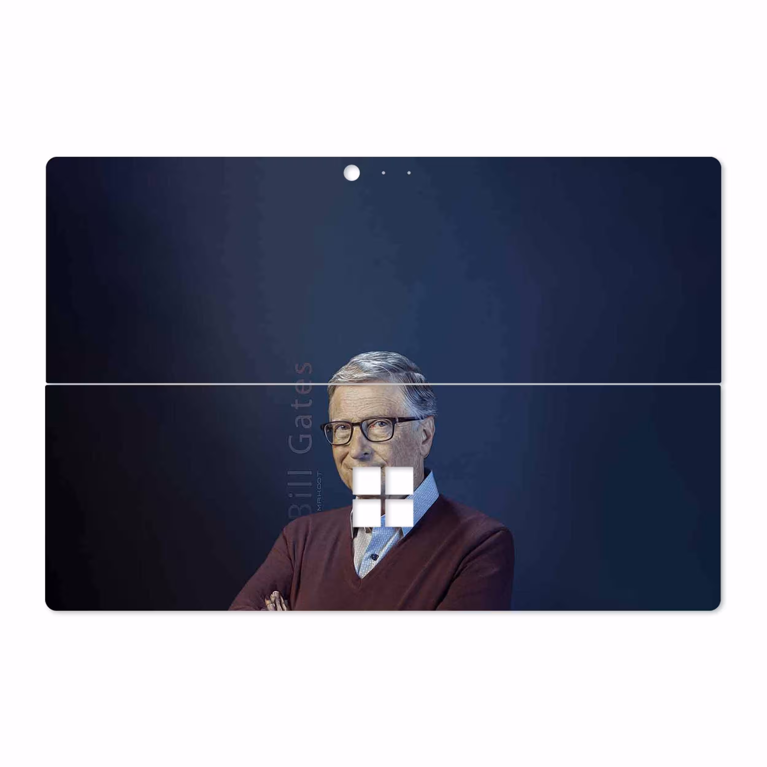 برچسب پوششی ماهوت مدل Bill Gates مناسب برای تبلت مایکروسافت Surface Pro 4 2015