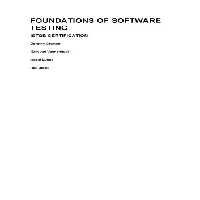 خرید و دانلود نسخه کامل کتاب Foundations of Software Testing: ISTQB Certification